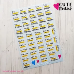 teacher planner sticker