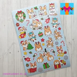 Corgi dog planner stickers