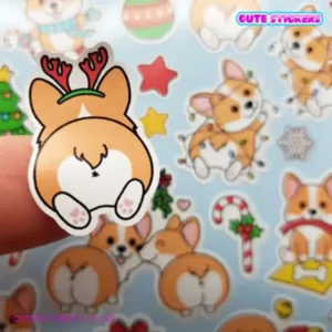 Corgi stickers for planners