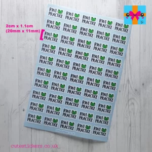 Read Write Inc Practice Planner Stickers
