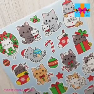 cute cat stickers for planners