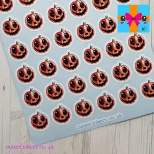 halloween pumpkin planner stickers