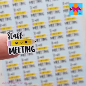 staff meeting stickers