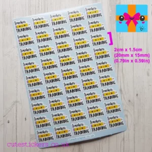 teacher training planner stickers uk