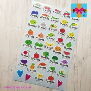 weekly pregnancy tracker stickers