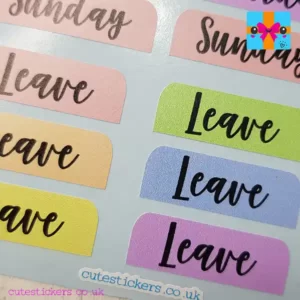 day planner stickers