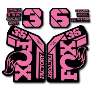 pink Fox 36 Grip2 Fork Stickers 2021 2022