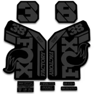 Fox 38 Grip2 Fork Stickers 2021 2022 stealth