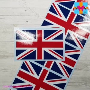 british union jack flag sticker