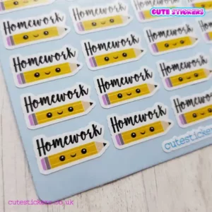 homework stickers