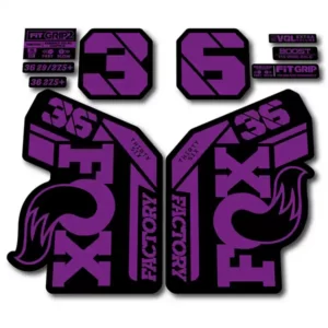 hope purple Fox 36 Grip2 Fork Stickers 2021 2022
