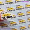 lesson planning planner stickers