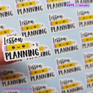 lesson planning planner stickers