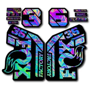 oilslick Fox 36 Grip2 Fork Stickers 2021 2022