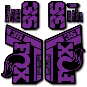 Fox 36 Performance Elite 2021- 22 Fork Stickers hope purple
