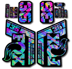 Fox 36 Performance Elite 2021- 22 Fork Stickers oilslick
