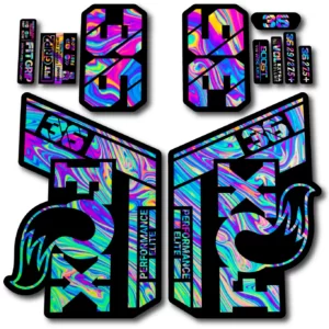 Fox 36 Performance Elite 2021- 22 Fork Stickers oilslick