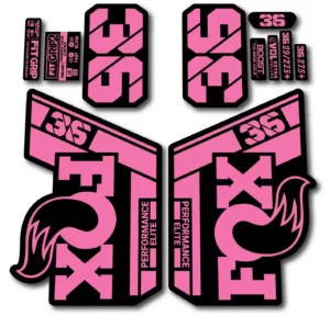 Fox 36 Performance Elite 2021- 22 Fork Stickers pink