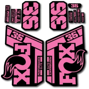 Fox 36 Performance Elite 2021- 22 Fork Stickers pink
