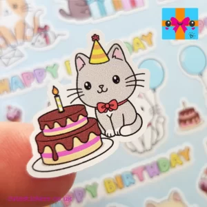 birthday cat planner stickers