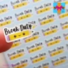 break duty planner stickers