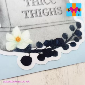thicc thighs sticker