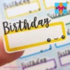 kawaii birthday planner stickers