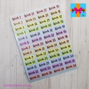 weekly planner stickers