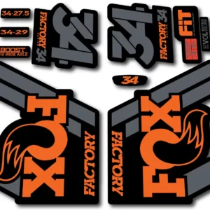 Fox 34 FACTORY 2018 Fork Stickers - original