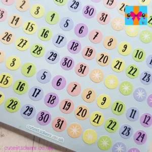 date dots for planners