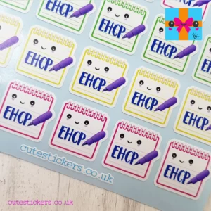 educational health care plan planner stickers