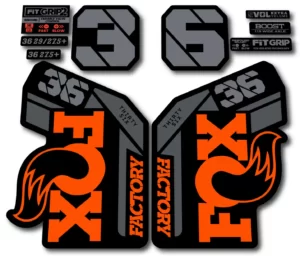 Fox 36 Fork Stickers Grip2 2021 2022 Original