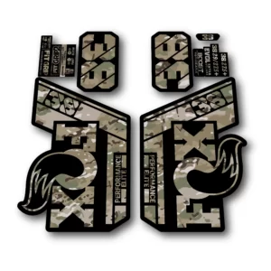 Fox 38 Performance Elite Fork Stickers 2022 camo