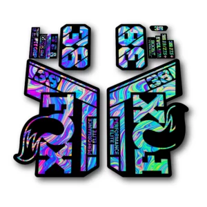 Fox 38 Performance Elite Fork Stickers 2022 oilslick