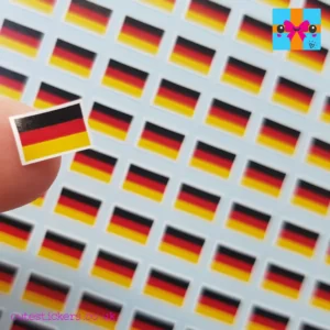 German flag mini planner stickers