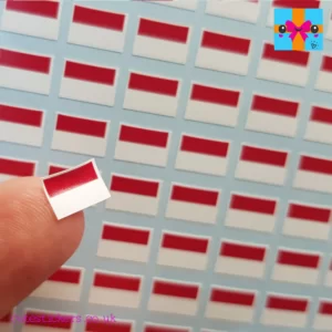 Indonesian flag mini planner stickers