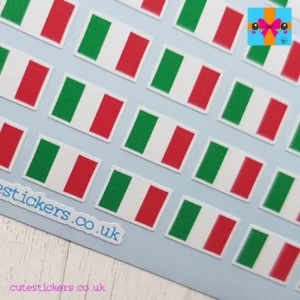 Italian flag planner stickers