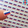 Russia flag mini planner stickers