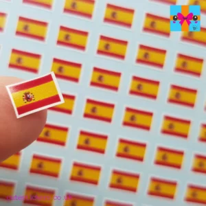 Spanish flag planner stickers