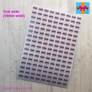 Thai flag planner stickers