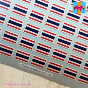 Thailand flag planner stickers