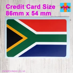 south african flag sticker