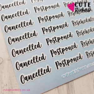 uk planner stickers