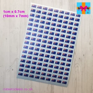 Australian Flag mini planner stickers