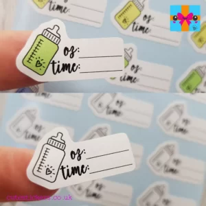 baby bottle planner stickers