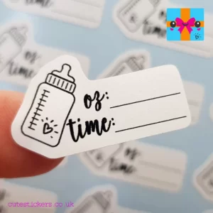 baby bottle tracker stickers