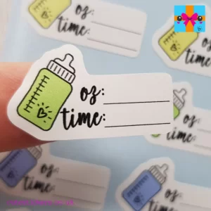 baby bottle tracker stickers