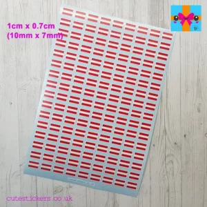 Austrian Flag project stickers