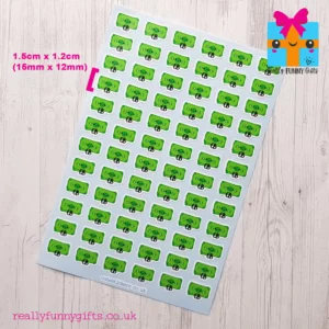 child benefit planner stickers
