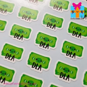 disability living allowance diary stickers